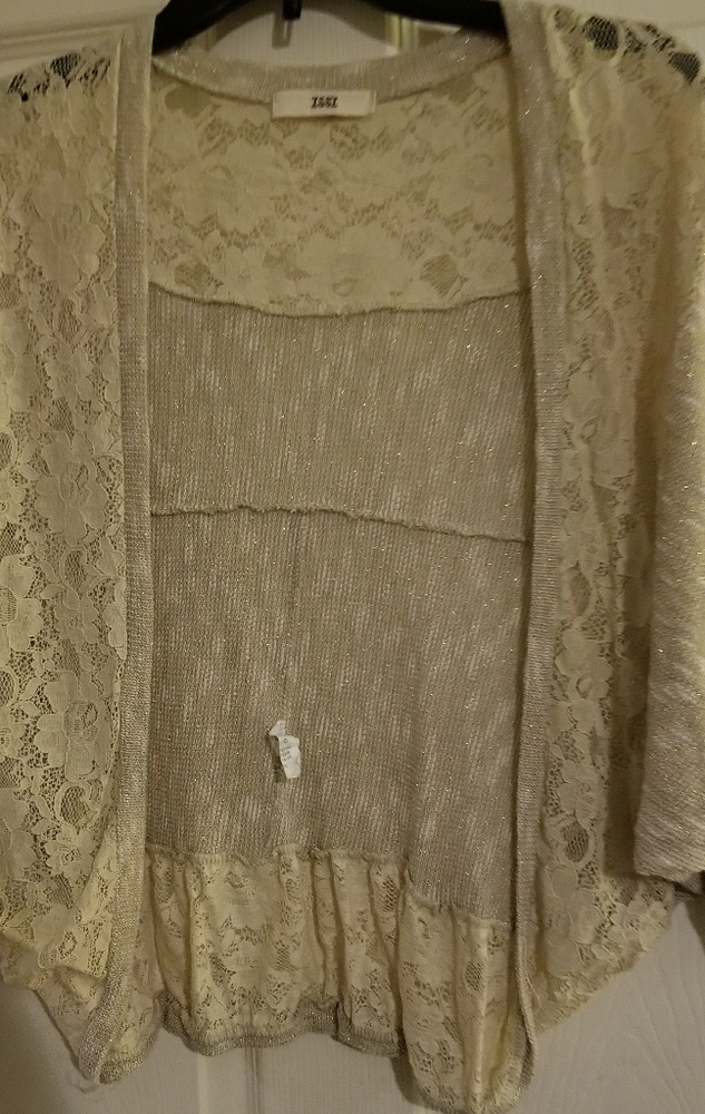 Cute Gold Tone Shrug